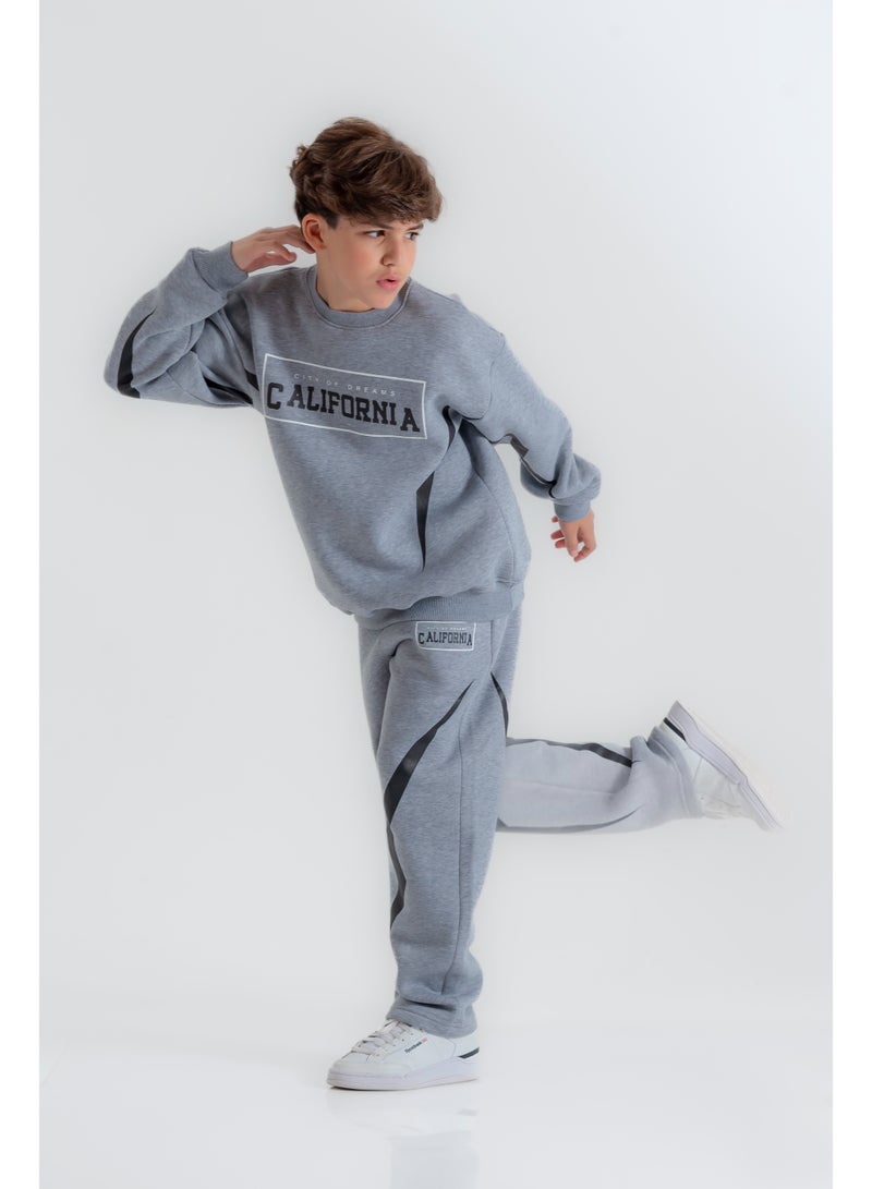 سي إن جينز وير كيدز طقم أولادي بطابع كاليفورنيا - Image 3